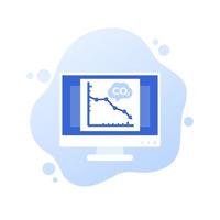 co2, reducción y seguimiento de las emisiones de carbono vector