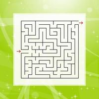 abstract labyrinth. game for children and adults. vector illustration