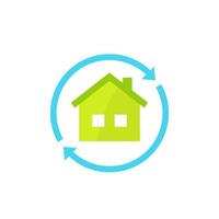 home rent vector icon on white