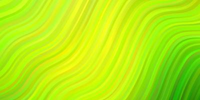 Light Green, Yellow vector background with bows.