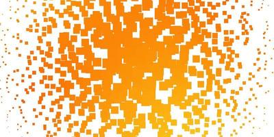 Light Orange vector background with rectangles.