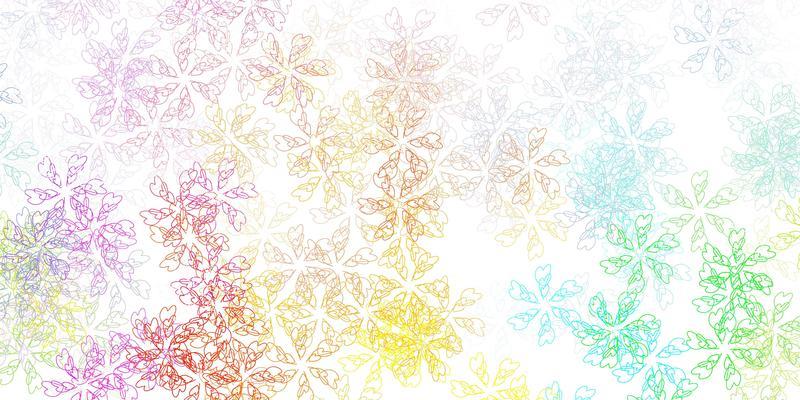 Light multicolor vector abstract texture with leaves.