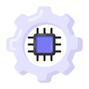 gestión de chips de microprocesador vector