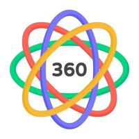 Atom Data science vector
