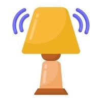 Smart Table Lamp vector