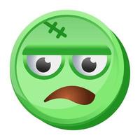 Ill and Sick   Emoji vector