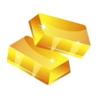 Gold Biscuits and Asset vector