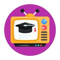 Online Study and Education vector