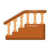 escalera y peldaños vector