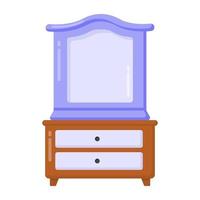 Vanity Table and Furniture vector