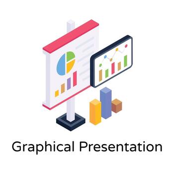 Graphical Presentation And Analytics vector