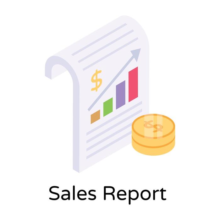 Sales Report Vector Art, Icons, and Graphics for Free Download