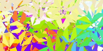 Light multicolor vector poly triangle texture.