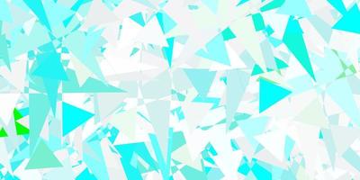 Light Blue, Green vector backdrop with triangles, lines.