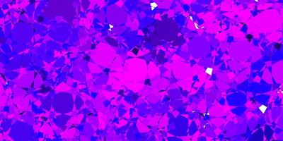 Light Purple, Pink vector background with polygonal forms.