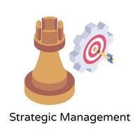 gestión estratégica empresarial vector