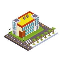 Restaurant Architecture and Building vector