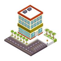 Office Architecture and Commercial Building vector