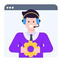 Web Tech Support vector