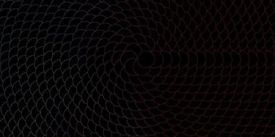 Dark Blue, Red vector pattern with spheres.