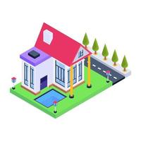 Modern House and Residence vector