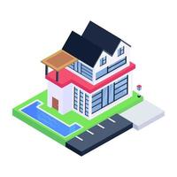 Modern House and Residence vector