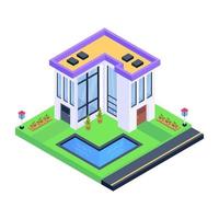 Modern House and Residence vector