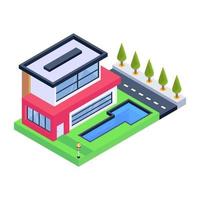 Modern House and Residence vector