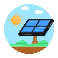 Solar power Panel vector