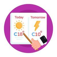 Weather Prediction and Forecast vector