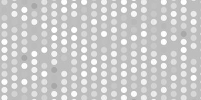 textura de vector gris claro con discos.