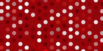 Light pink, red vector backdrop with dots.