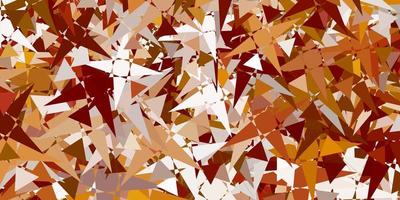 Light Pink, Red vector backdrop with triangles, lines.