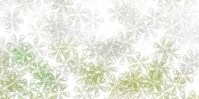 Light gray vector abstract background with leaves.