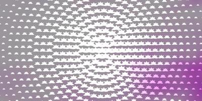 Light Purple vector layout with bright stars.