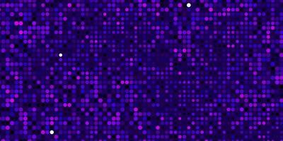 Dark Purple, Pink vector backdrop with dots.