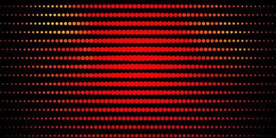 Dark Orange vector texture with disks.