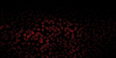 Dark brown vector backdrop with dots.