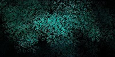 textura de vector azul oscuro, verde con líneas torcidas.