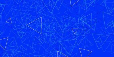 Dark BLUE vector layout with triangle forms.