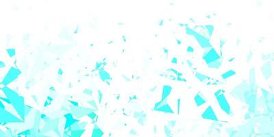 Light blue, green vector gradient polygon design.