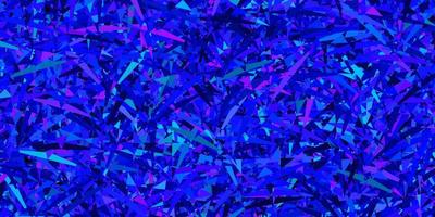 Light blue, red vector texture with random triangles.