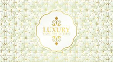 Luxury ornament pattern design background vector