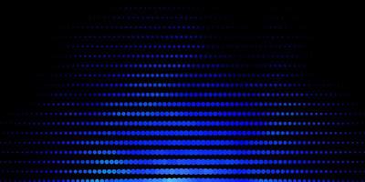 Dark BLUE vector texture with circles.