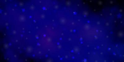 Dark BLUE vector layout with bright stars.