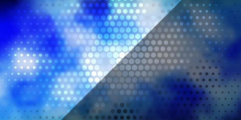 Light Blue, Green vector pattern with circles.