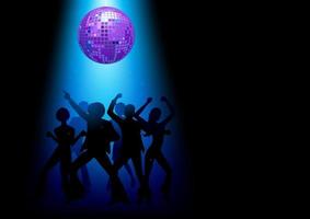 Disco Dancing People vector