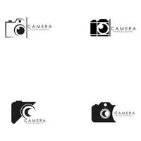 captura de cámara fotografía icono logo diseño vector plantilla