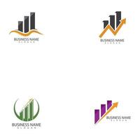 Business Marketing and finance idea logo concept template design vector