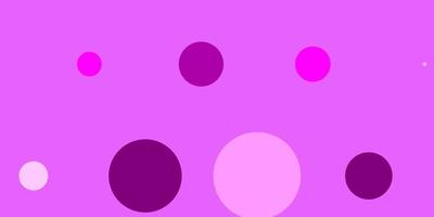 Light Purple, Pink vector texture with disks.